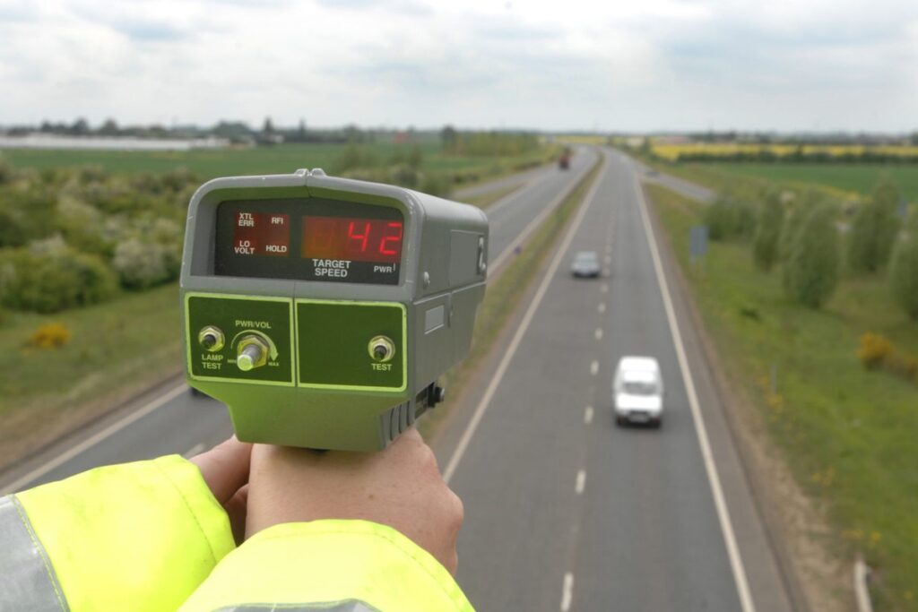 What is the Process of Catching Speeding Vehicles